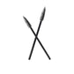 The Pigment - POPU - Disposable Eyebrow Brush 50pcs - Black