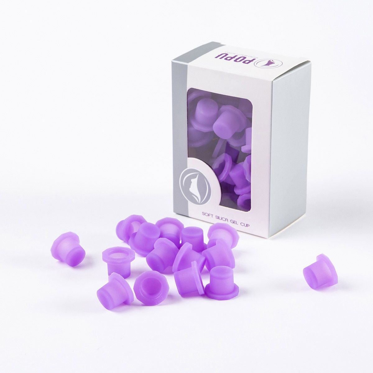 The Pigment - POPU - Soft Ink Cups - Purple - 50pcs